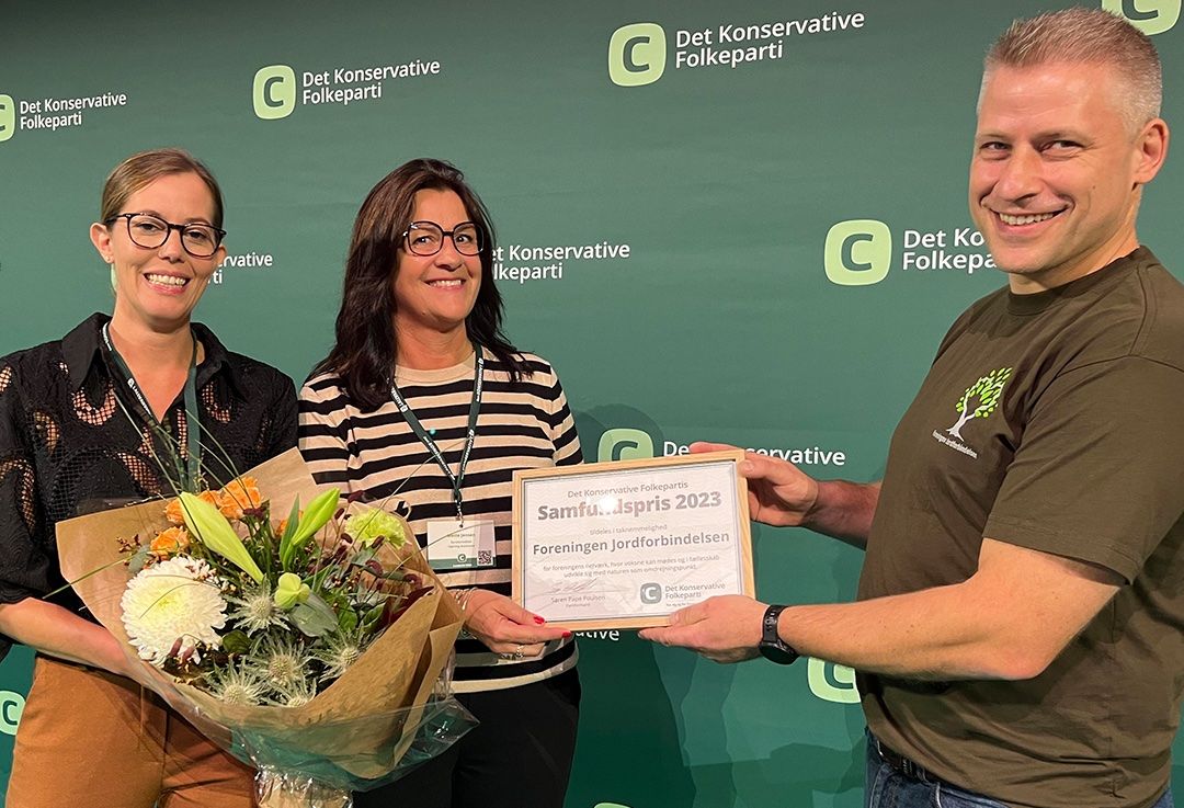 Samfundsprisen 2023 - Mai Mercado, Mette Jensen, Carsten Hjerresen, Foreningen Jordforbindelsen