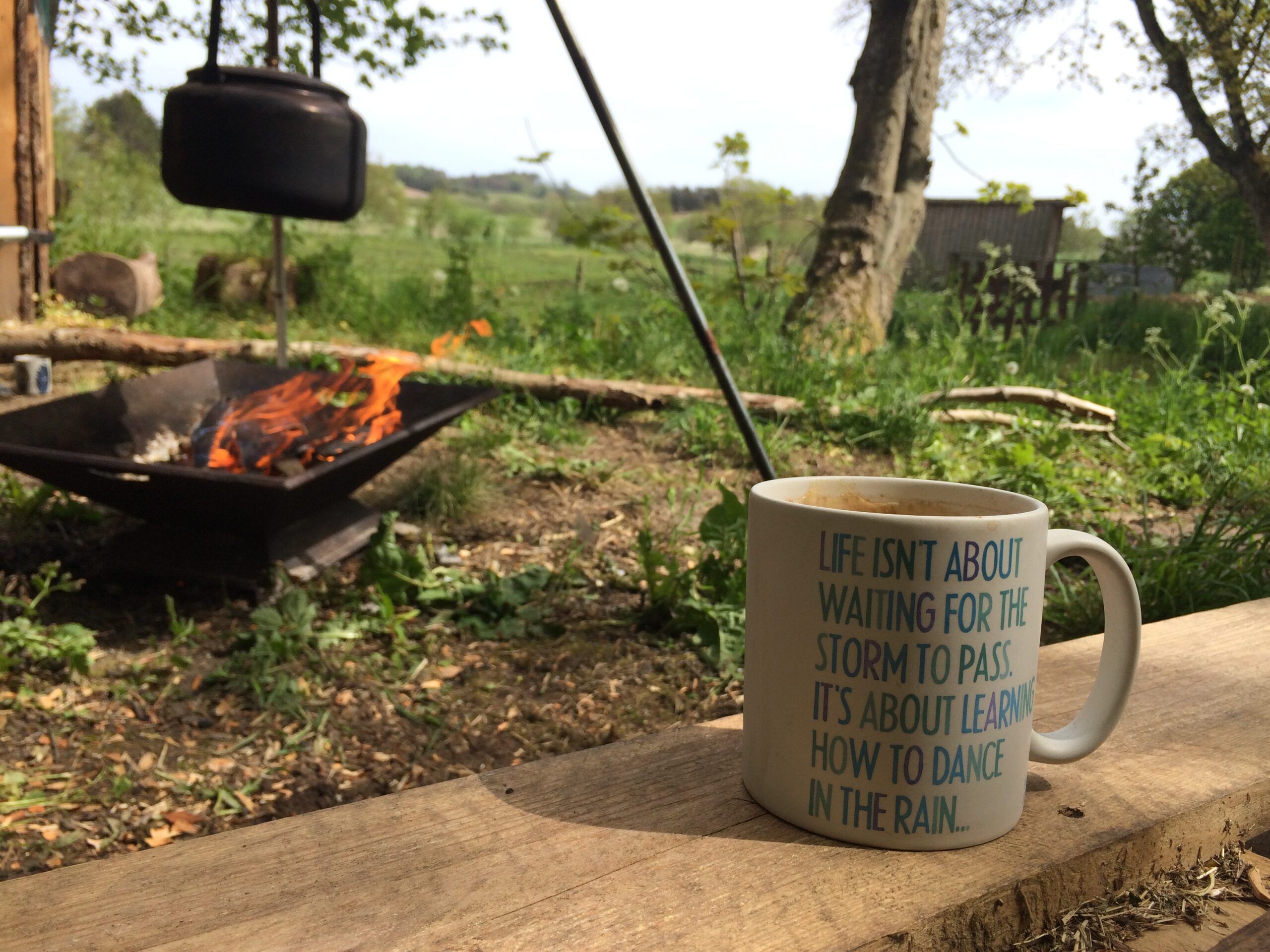 Life isn't about waiting for the storm to pass. It's about learning how to dance in the rain.